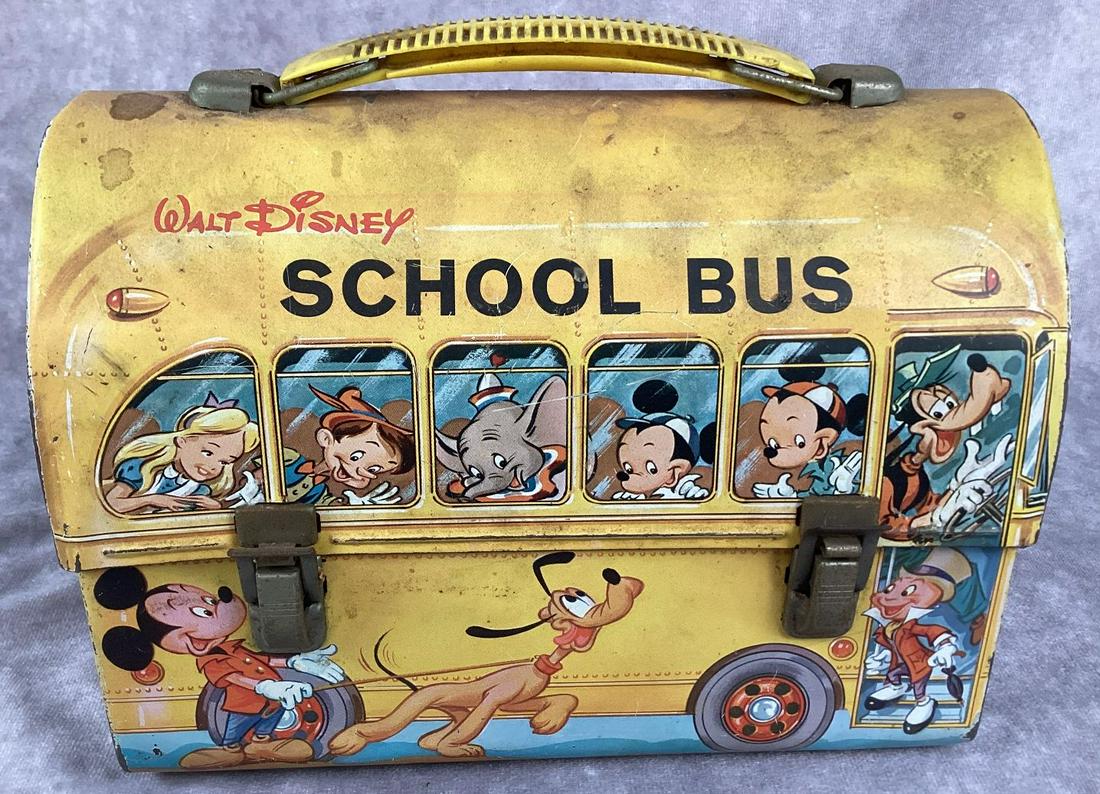 Walt Disney School Bus Metal Lunch Box (1 of 2)