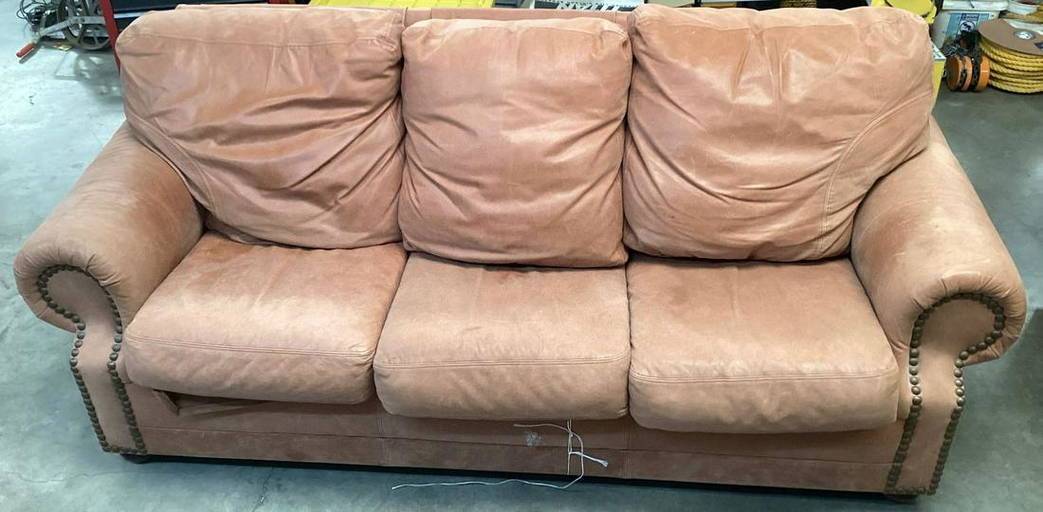 Leather Sleeper Sofa And Chair