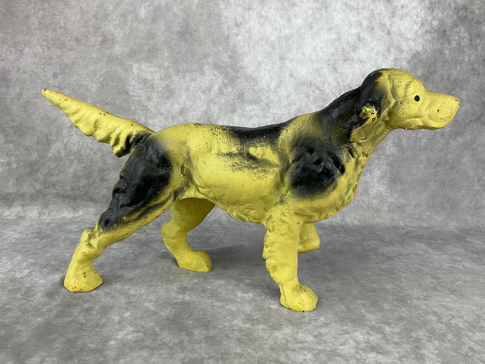 Cast Iron Pointer Dog Doorstop Auction