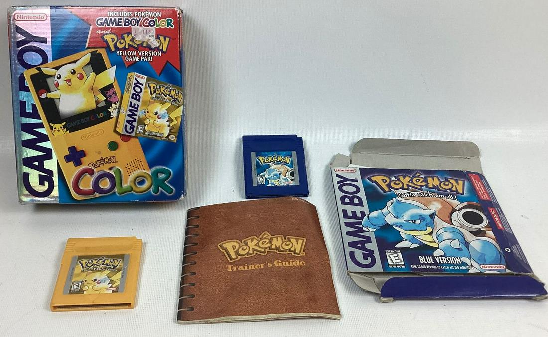 1999 PokÃ©mon Gameboy Games and Boxes (1 of 2)