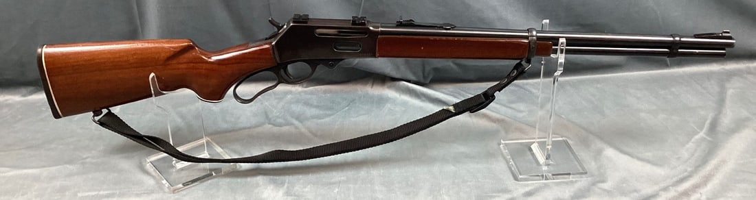 Western Auto Revelation Model 205 Rifle in 30-30 Win: Serial# 943222. Approximately 80% finish with thinning on the receiver. Bore is very good with minor pitting. Stock is good with heavy wear and scratches. Drilled for scope mounts. Barrel 20" Overall 