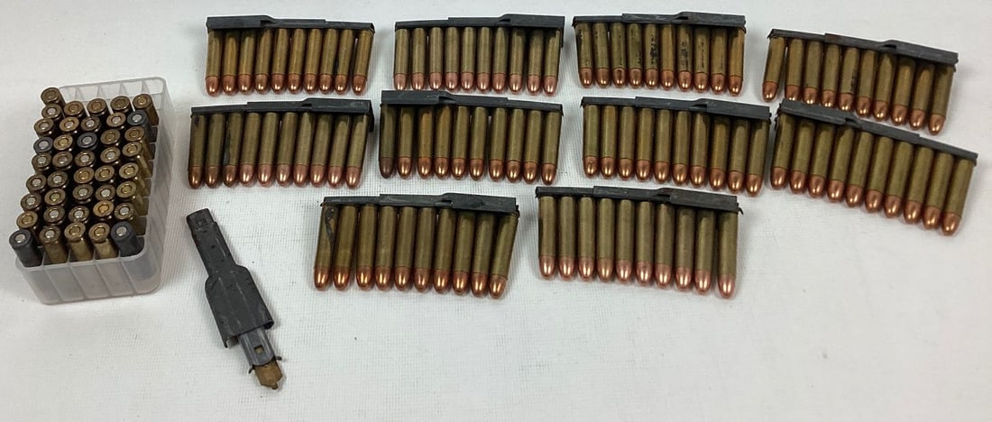 150 Rounds .30 Carbine: Various makers. Some have spotting