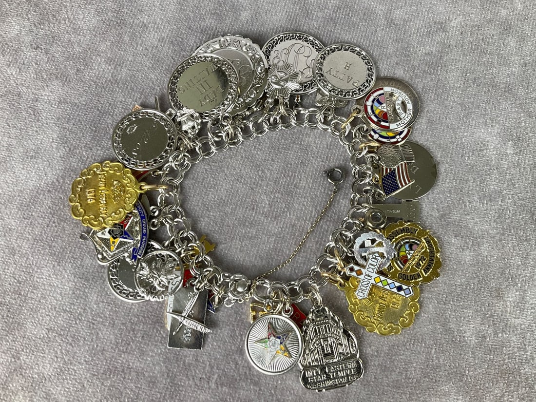 Sterling Silver Charm Bracelet (1 of 8)