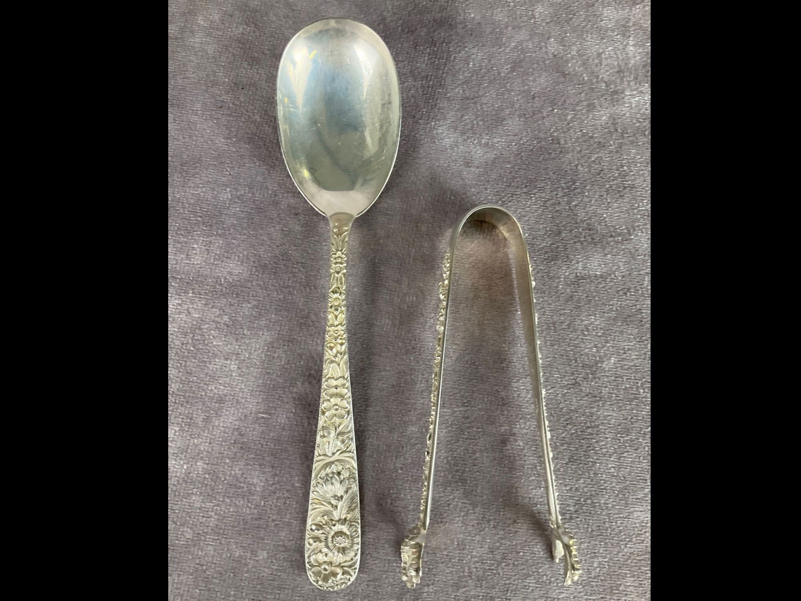 Kirk & Sons Sterling Repousse Serving Pieces (1 of 5)