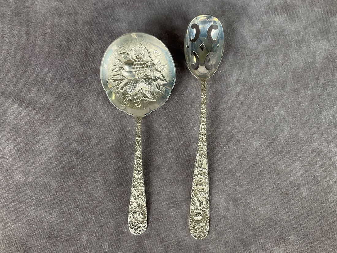 Kirk & Sons Sterling Repousse Serving Pieces (1 of 6)
