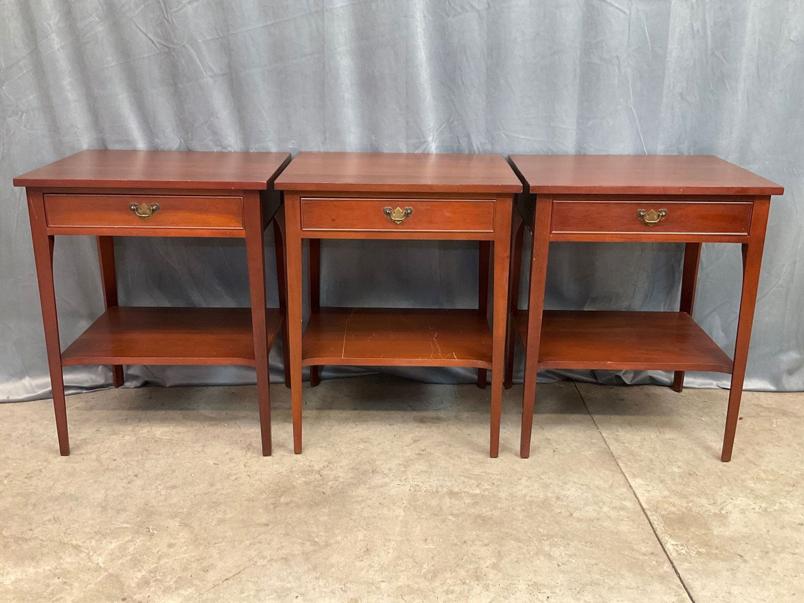 Craftique Mahogany One Drawer Stands (1 of 8)