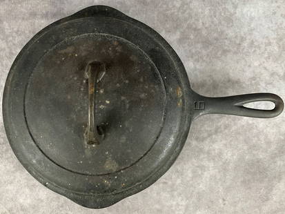 Rare Lodge 14 Skillet With Basting Lid 