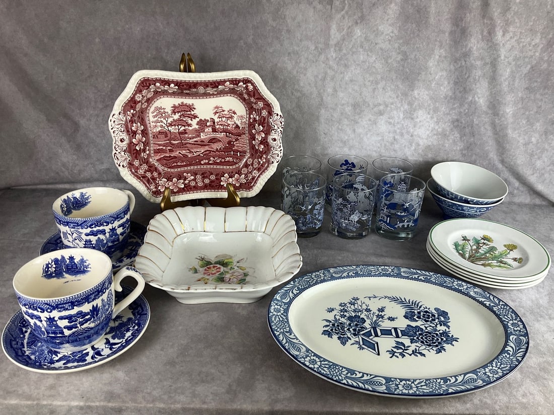 Blue willow cheap spode