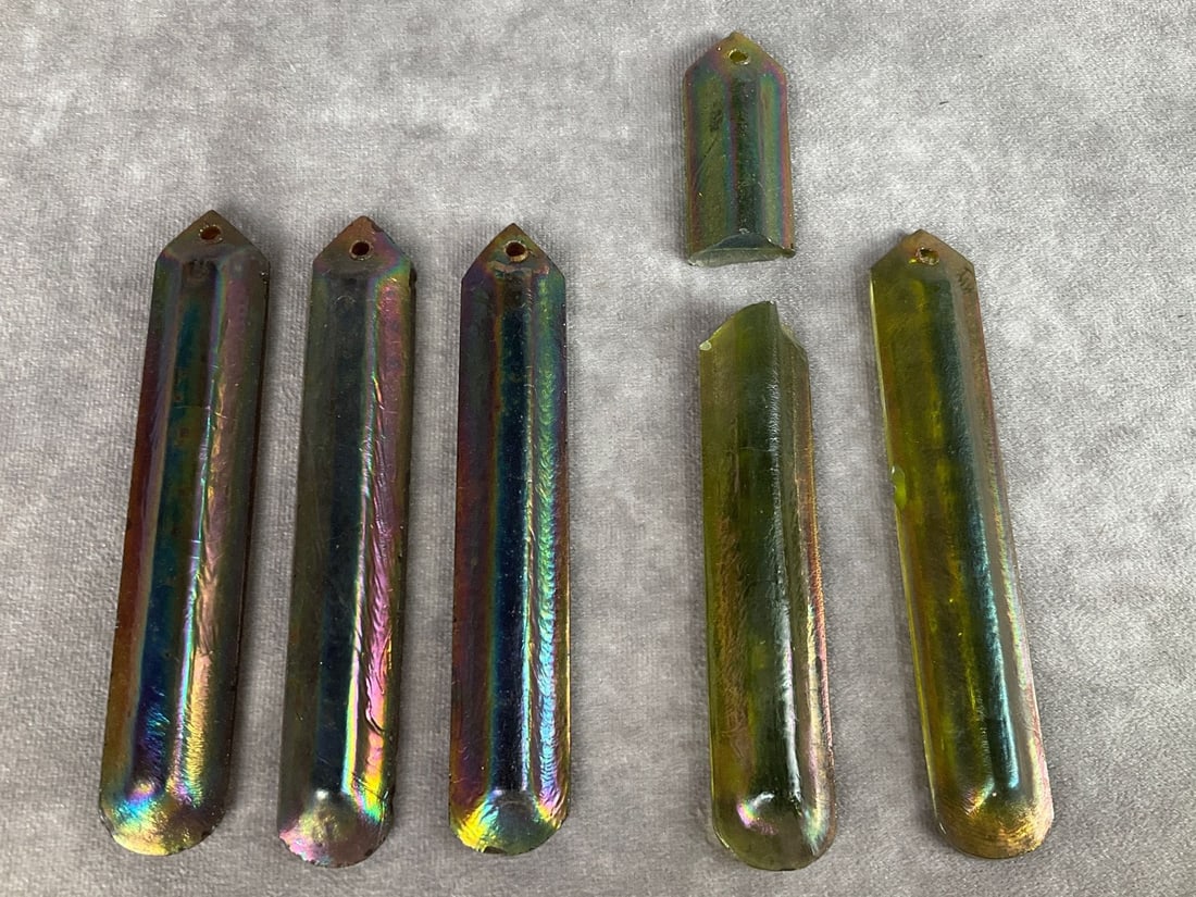 Tiffany Favrile Prism Pendants (1 of 7)