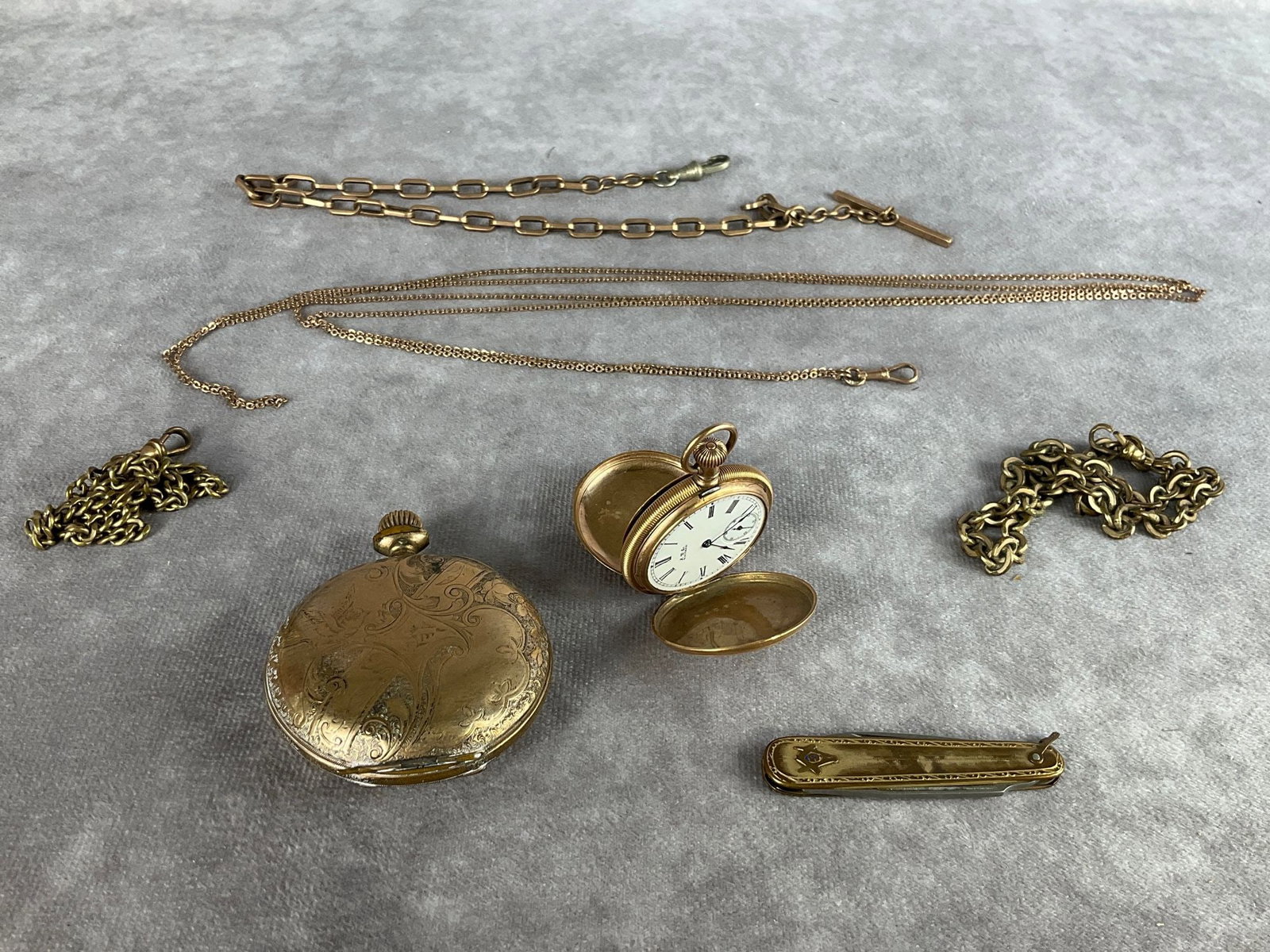 Pocket Watches & Chains (1 of 16)