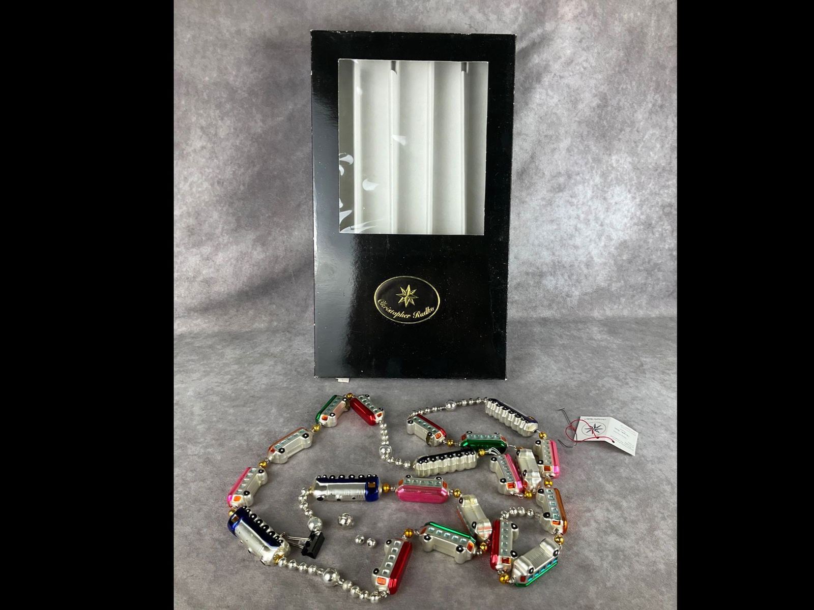 Christopher Radko Christmas Express Glass Garland (1 of 11)