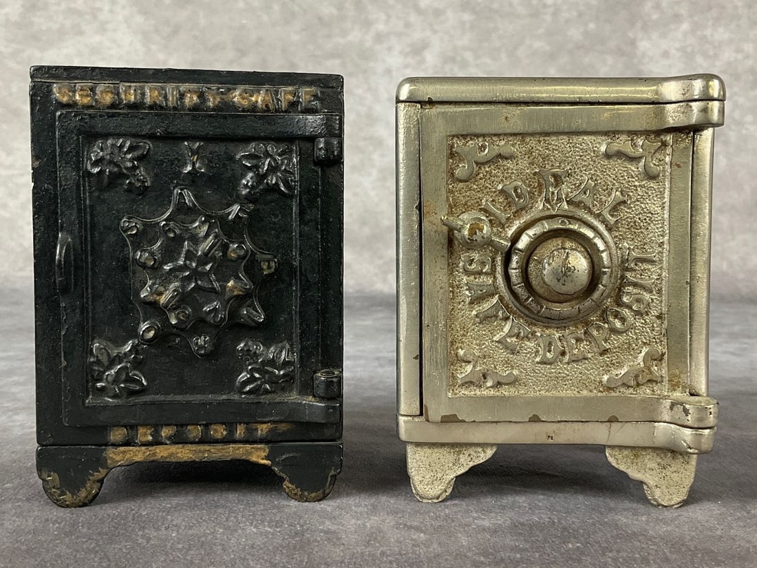 Two Cast Iron Safe Banks (1 of 7)