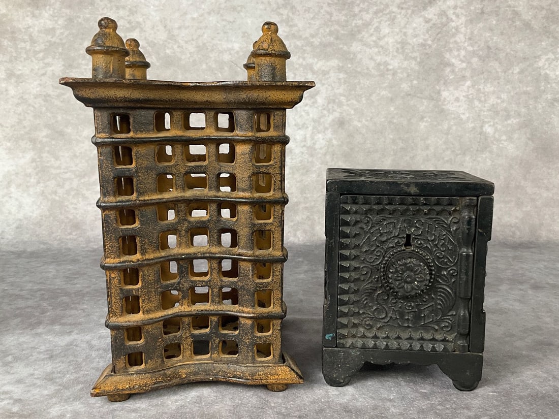 Two Cast Iron Safe Banks (1 of 10)