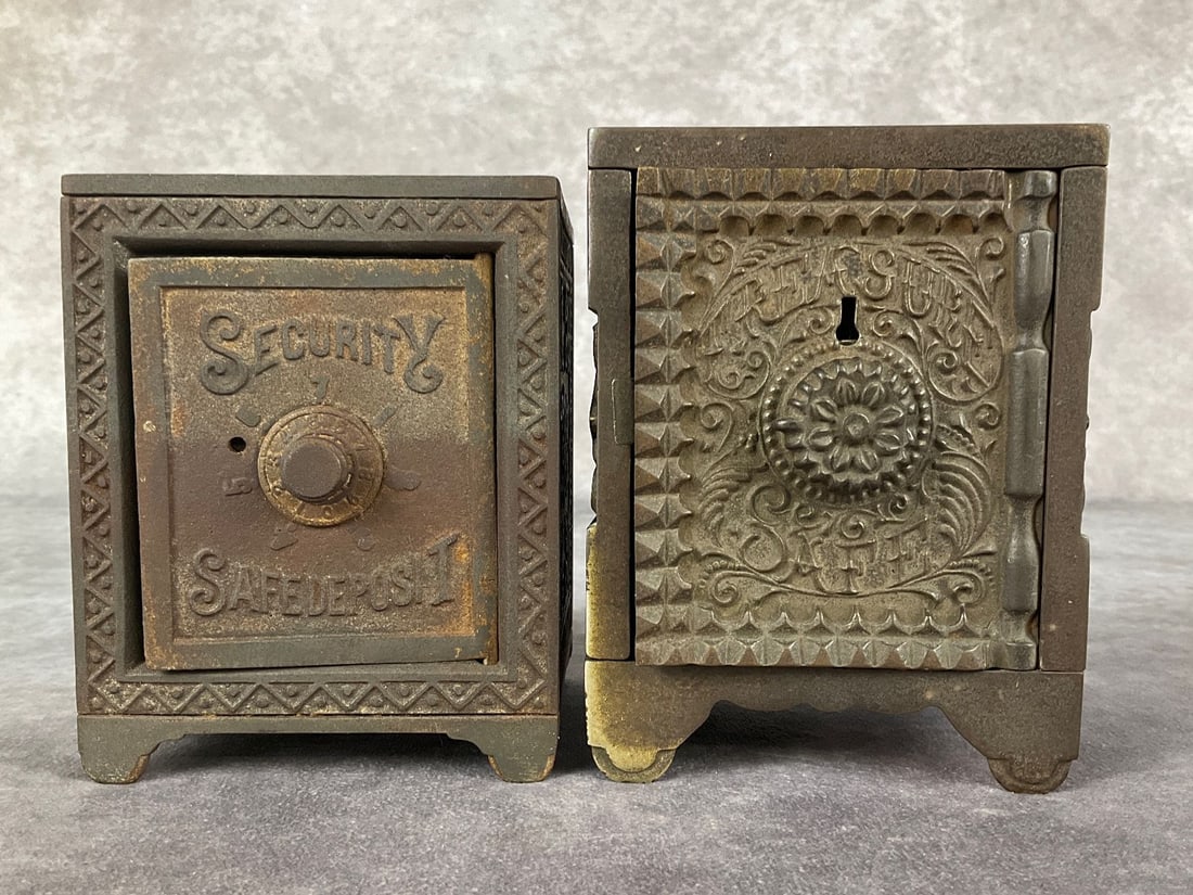 Two Cast Iron Safe Banks (1 of 10)