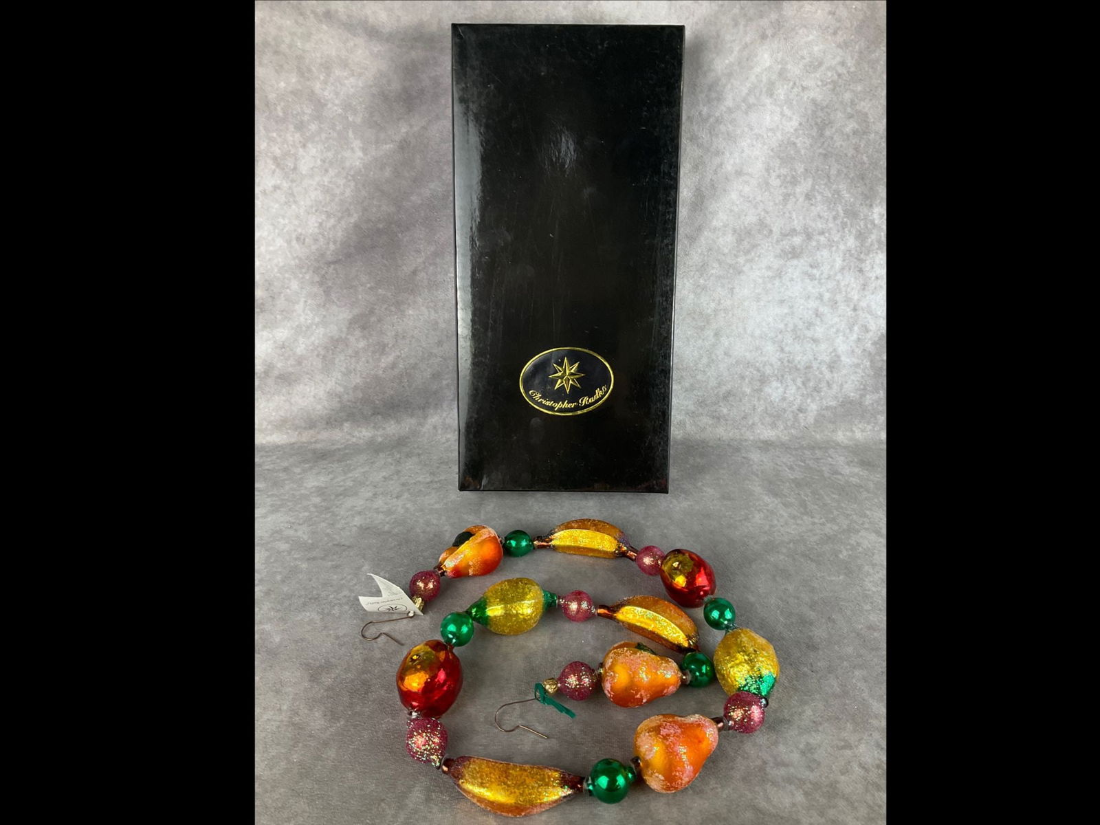 Christopher Radko Fruit Glass Garland (1 of 6)