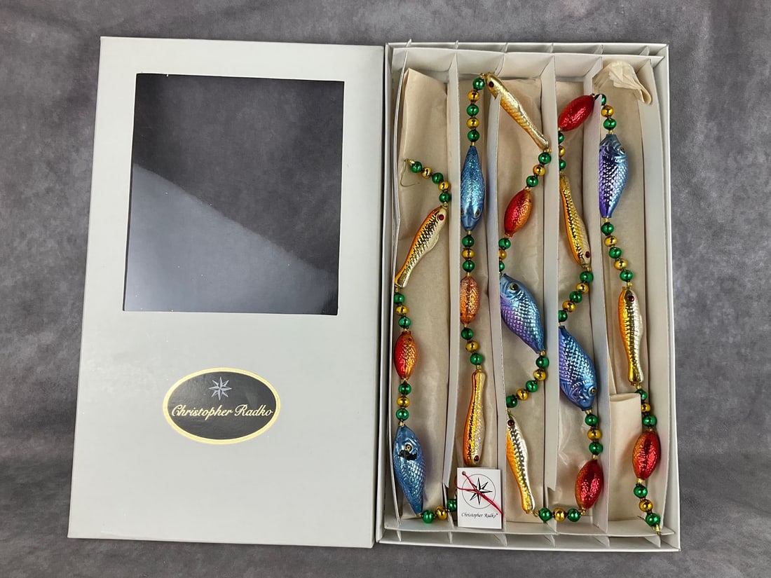 Christopher Radko Fishes Glass Garland (1 of 7)