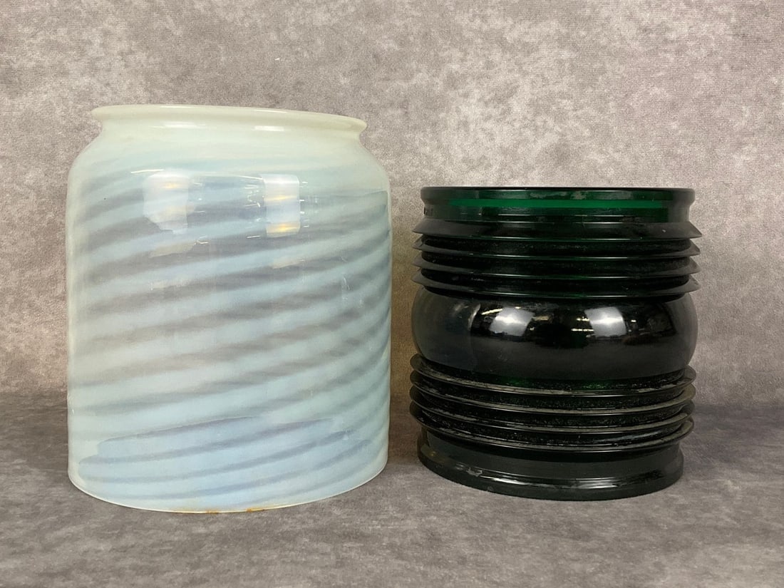 Two Glass Lighting Shades (1 of 11)