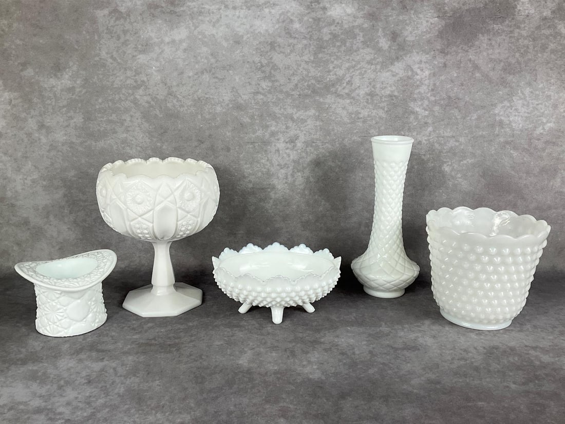 Fenton & Fire King Milk Glass (1 of 13)