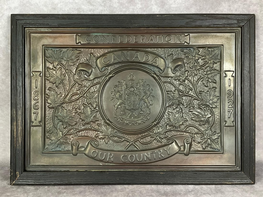 Copper Canadian Bicentennial Plaque (1 of 4)