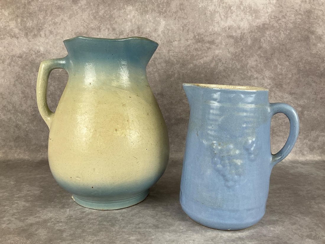 Blue Stoneware Pitchers (1 of 15)