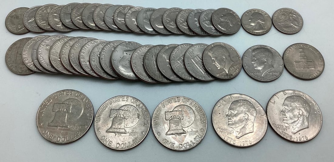 Group of 1976 Bicentennial US Coins (1 of 2)