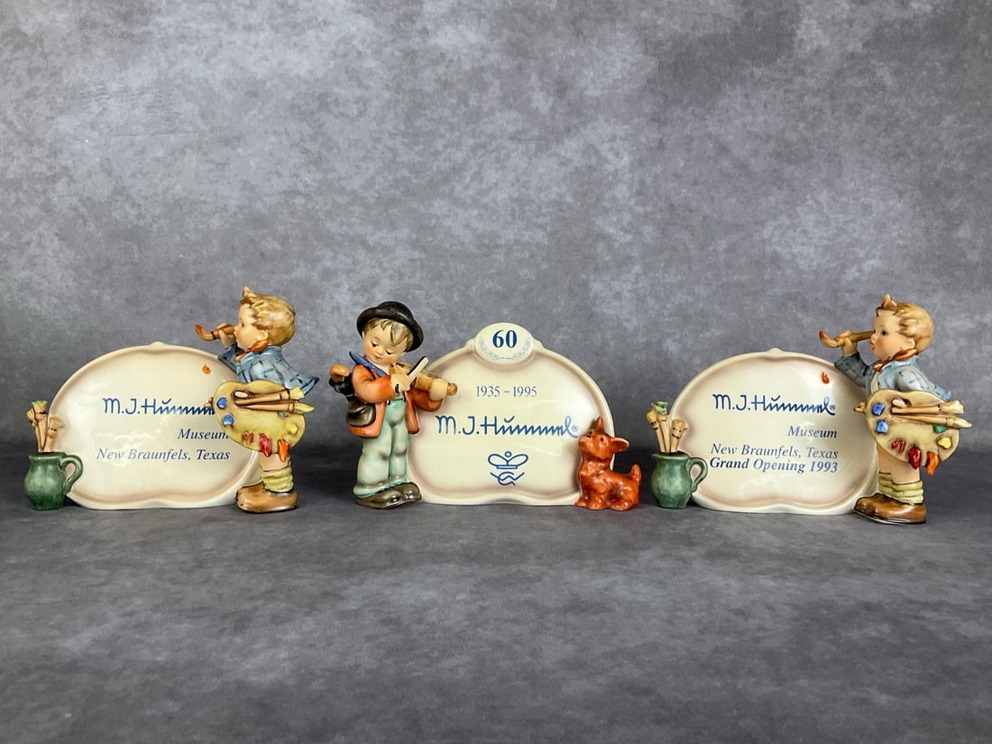 Three TMK 7 Boxed Plaques (1 of 9)