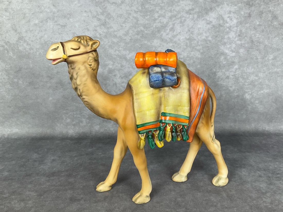 Goebel Standing Camel: HX 306/0. TMK 5. Height of 8.5 inches. Minor crazing but over good condition.