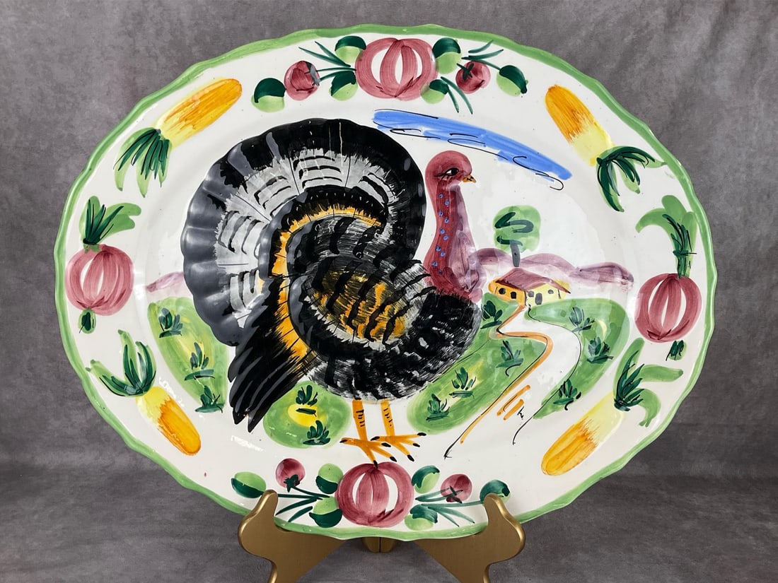 Vintage Italian Turkey Platter (1 of 7)