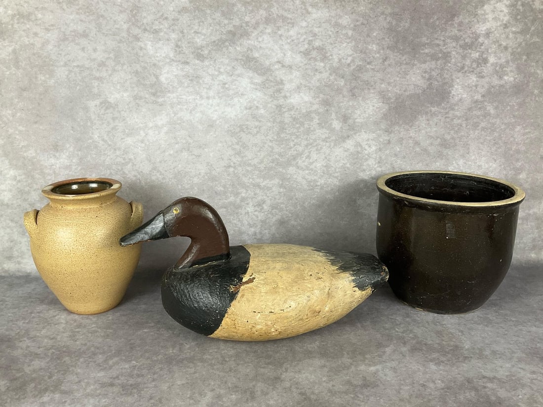 Duck Decoy & Stoneware (1 of 14)