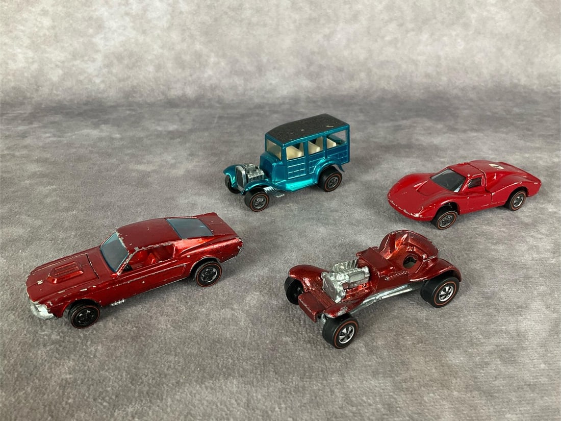 Four Hot Wheels Redline Cars (1 of 11)