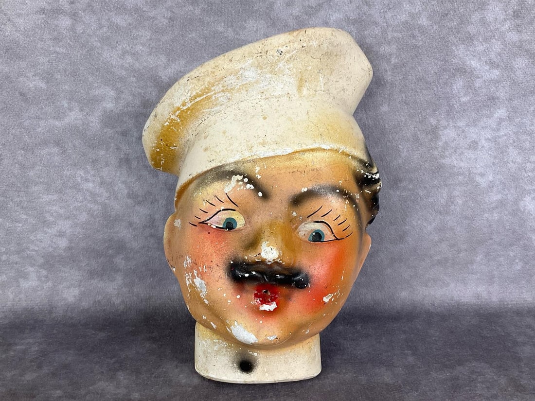 Chalkware Chef String Holder Auction