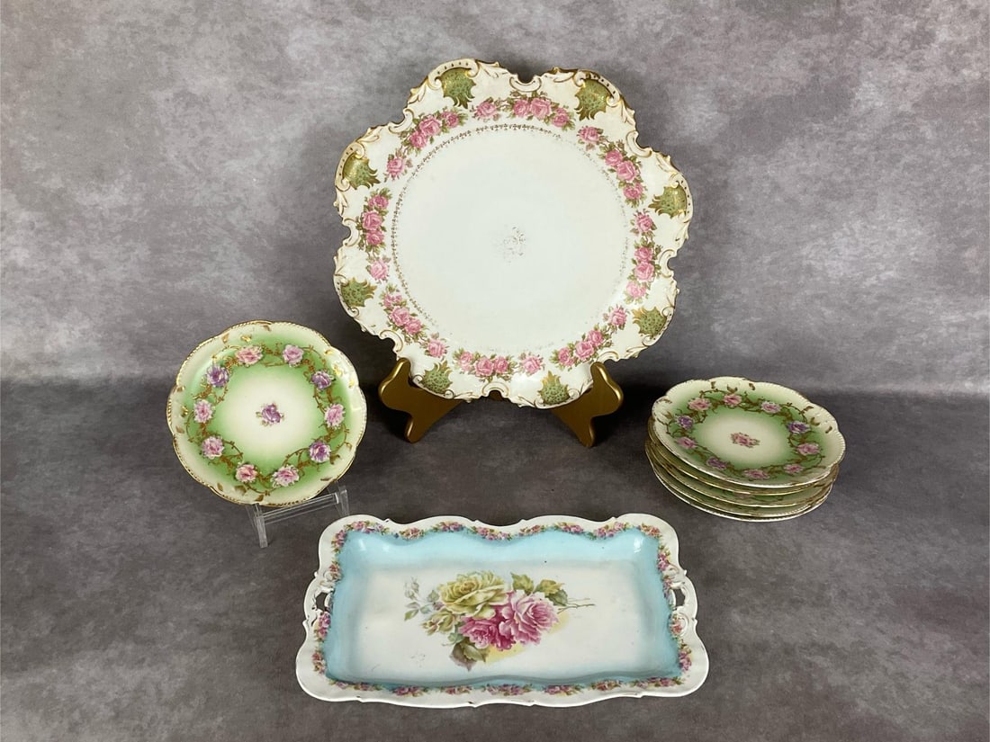 Limoges Rose Plates (1 of 15)