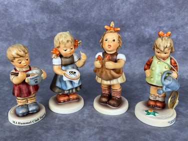 Four TMK 8 Boxed Hummels