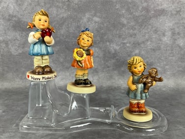 Three TMK 8 Girl Hummels