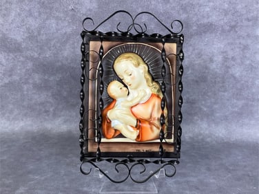 Madonna Plaque Framed