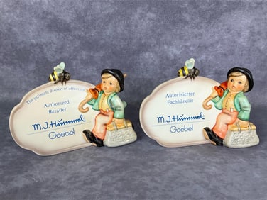 Two Authorized Retailer Plaques