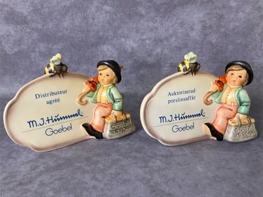 Two Authorized Retailer Plaques