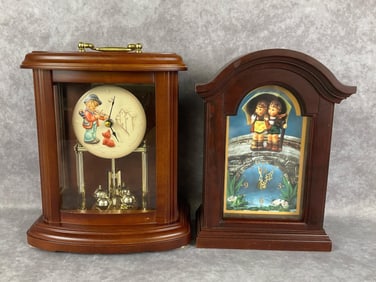 Two Wooden Case Clocks