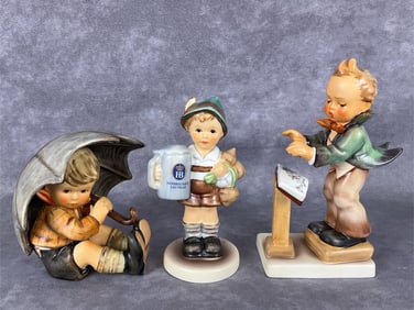 Three TMK 8 Special Edition Hummels