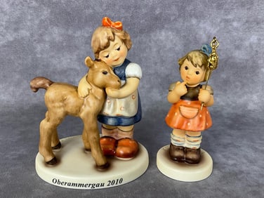 Two TMK 9 Girl Hummels