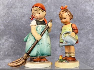 Two TMK 1 Girl Hummels