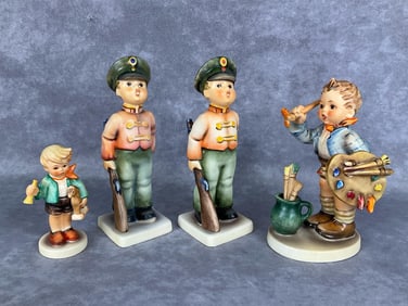 Four TMK 4 Boy Hummels