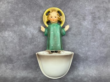 Rare Child Jesus Holy Water Font