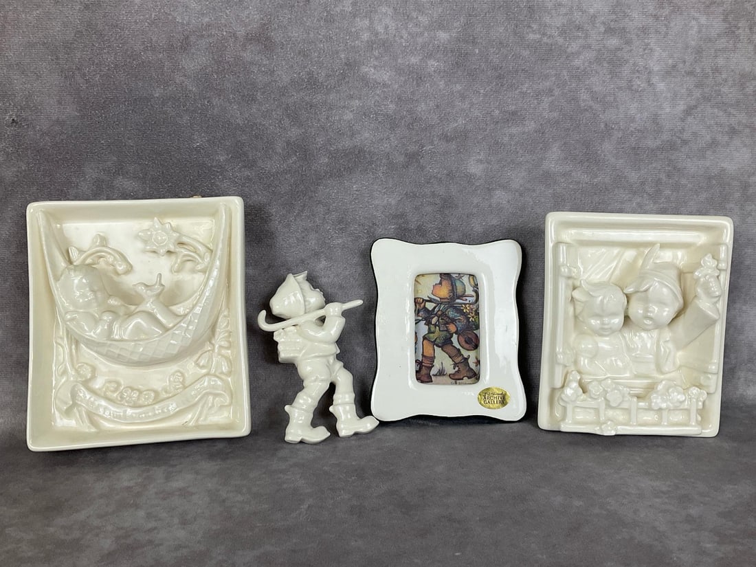 Three No TMK Plaques & Frame (1 of 8)