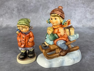 Two TMK 8 Holiday Hummels