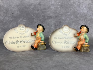 Two 1964 Service Plaques