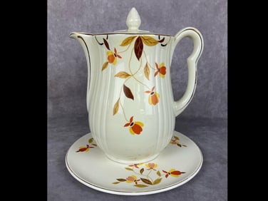 Hall Autumn Leaf Jewel Tea Coffee Pot