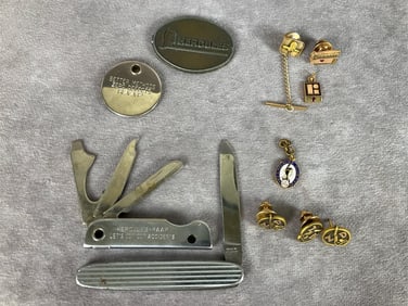 10k Gold Hercules Pins & More