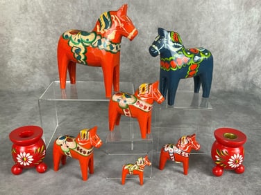 Olsson Swedish Dala Horse Collection