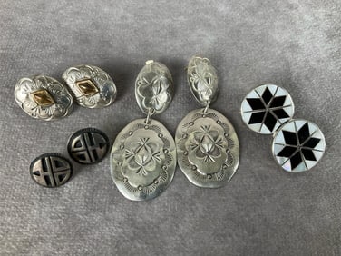 Native American Sterling Earrings